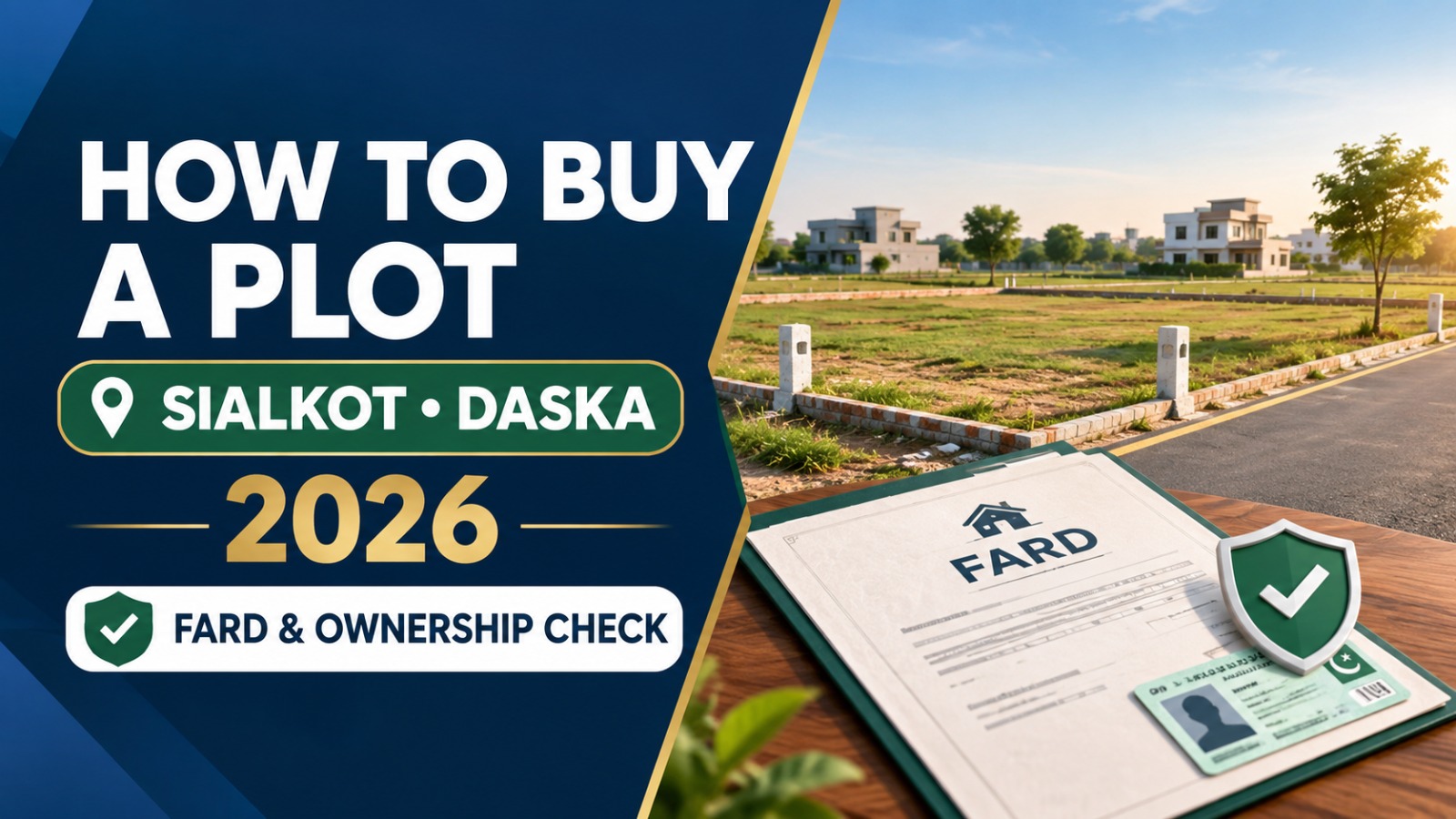 How to Buy a Plot in Sialkot & Daska (2026 Guide)